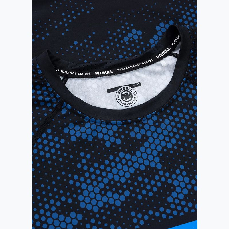Herren-Rashguard Pitbull Hex Camo Hilltop Rashguard blue 5