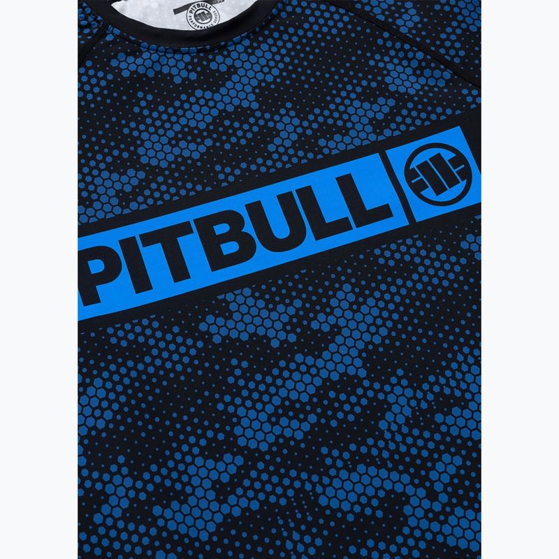 Herren-Rashguard Pitbull Hex Camo Hilltop Rashguard blue 6