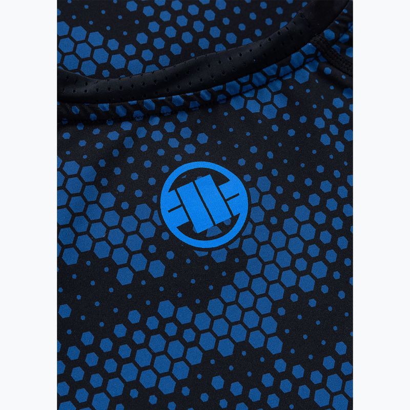 Herren-Rashguard Pitbull Hex Camo Hilltop Rashguard blue 7