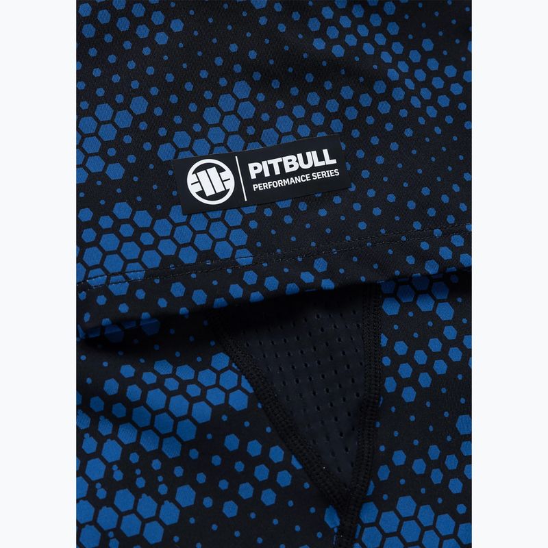 Herren-Rashguard Pitbull Hex Camo Hilltop Rashguard blue 8
