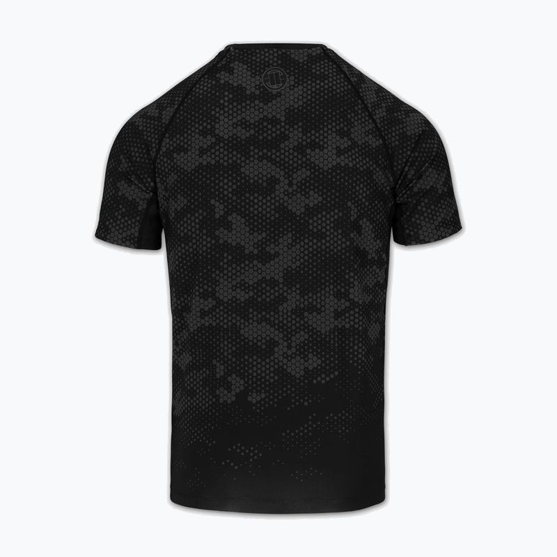 Herren-Rashguard Pitbull Hex Camo Hilltop Rashguard black 4