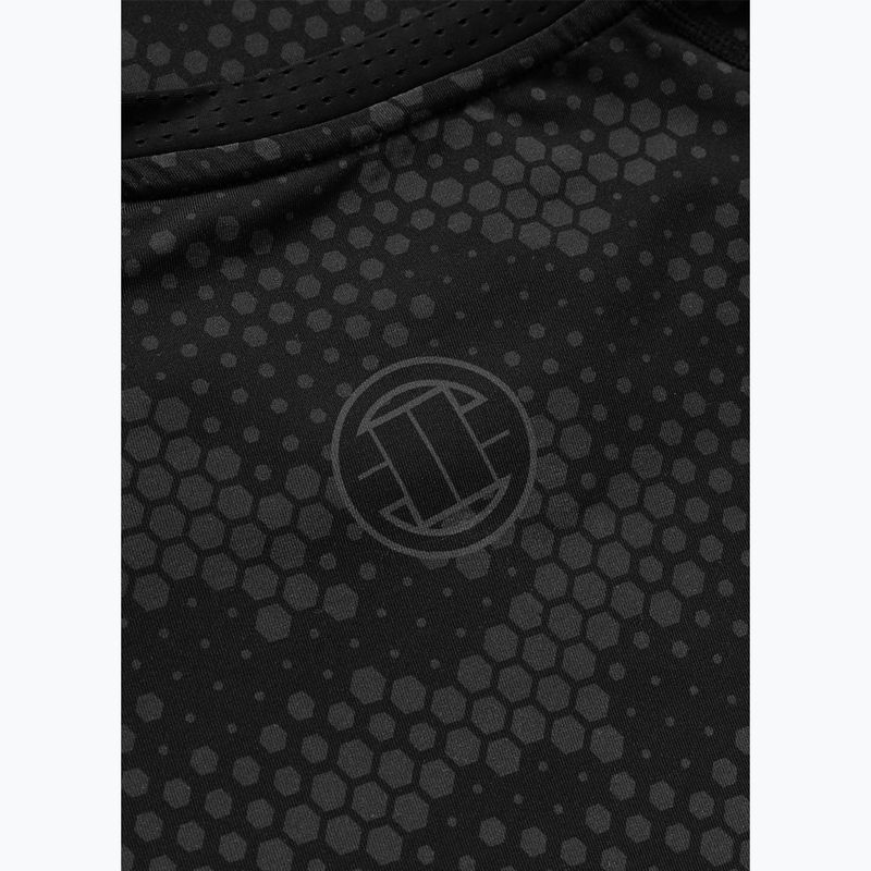 Herren-Rashguard Pitbull Hex Camo Hilltop Rashguard black 7