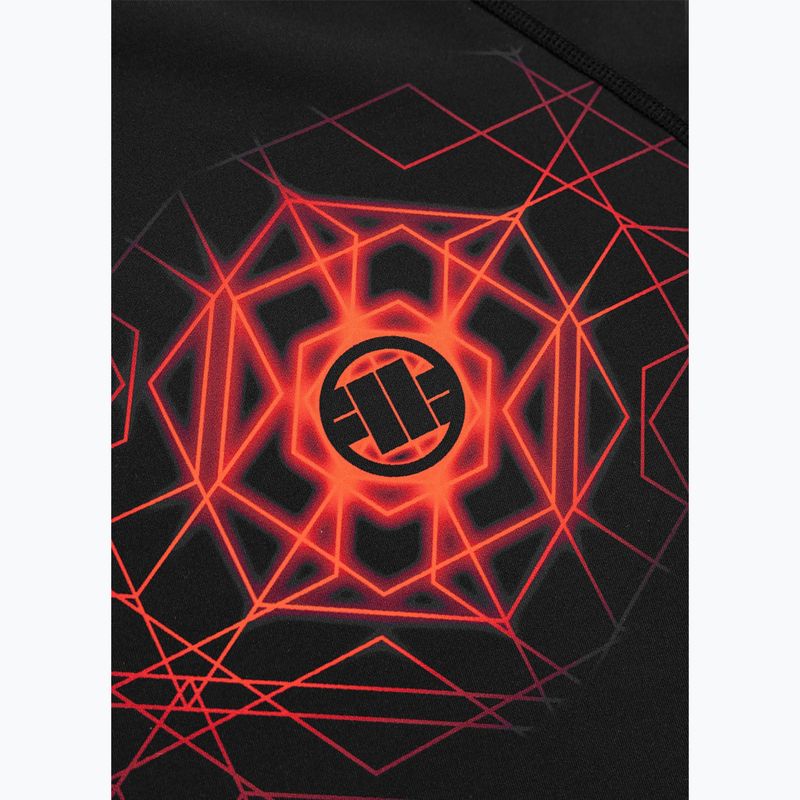Herren-Rashguard Pitbull Ray Rashguard fluo/red 5