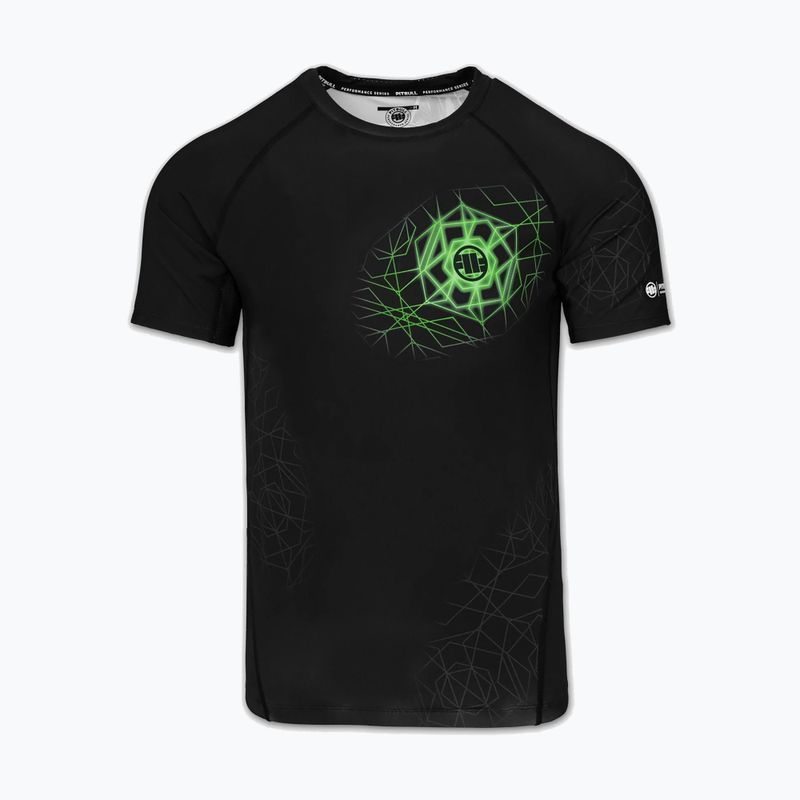 Herren-Rashguard Pitbull Ray Rashguard fluo green 3