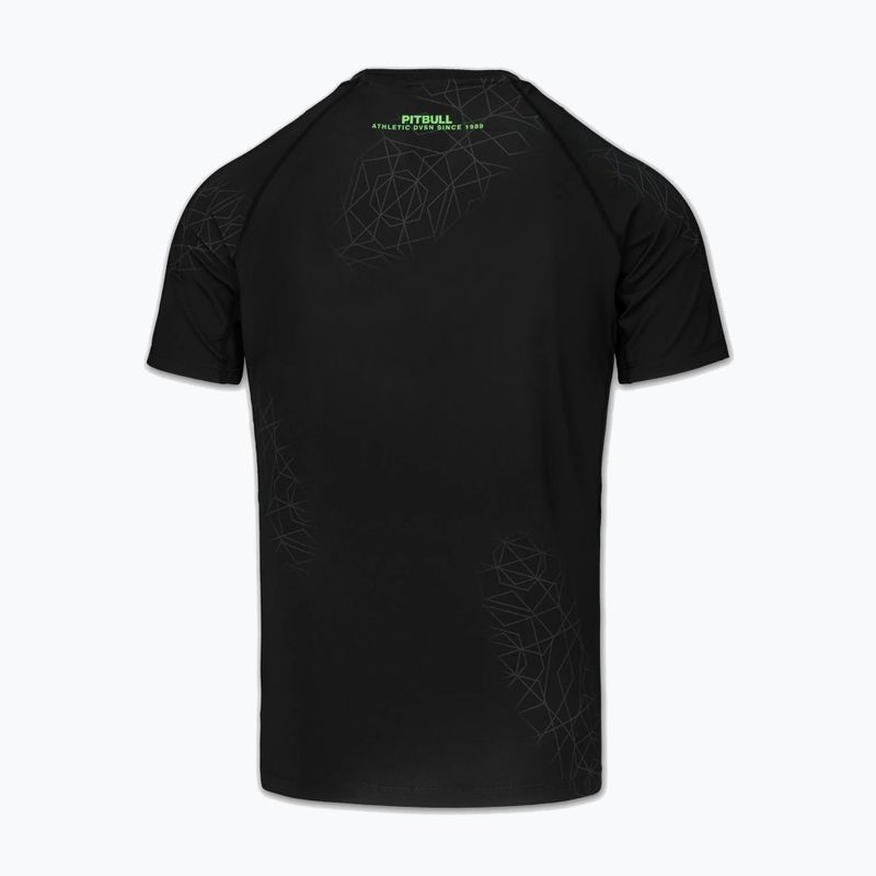Herren-Rashguard Pitbull Ray Rashguard fluo green 4
