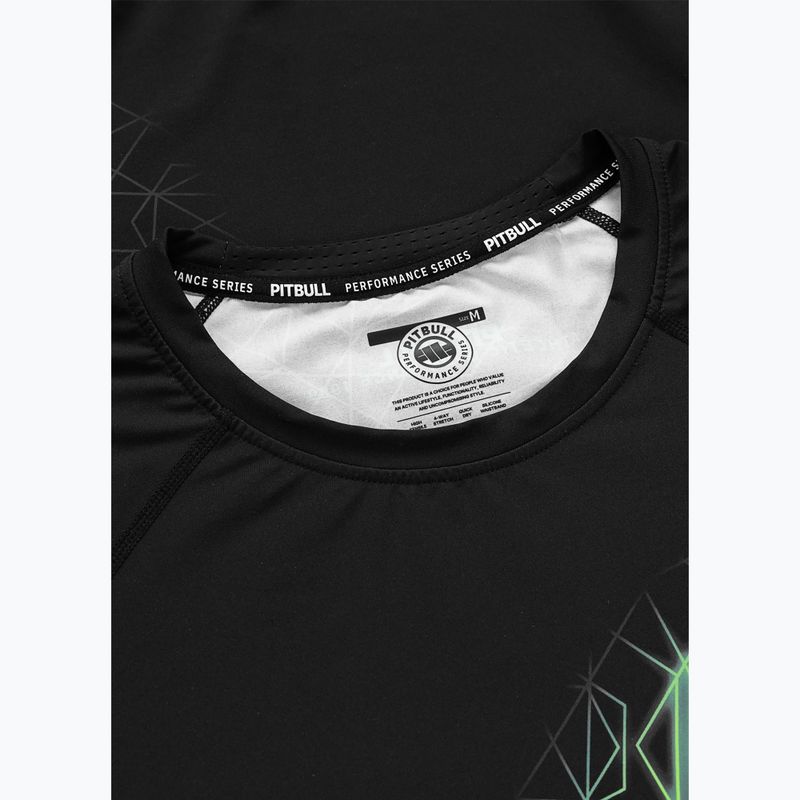 Herren-Rashguard Pitbull Ray Rashguard fluo green 5