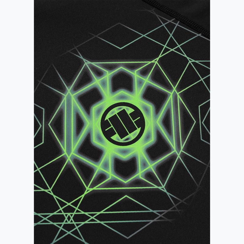 Herren-Rashguard Pitbull Ray Rashguard fluo green 6