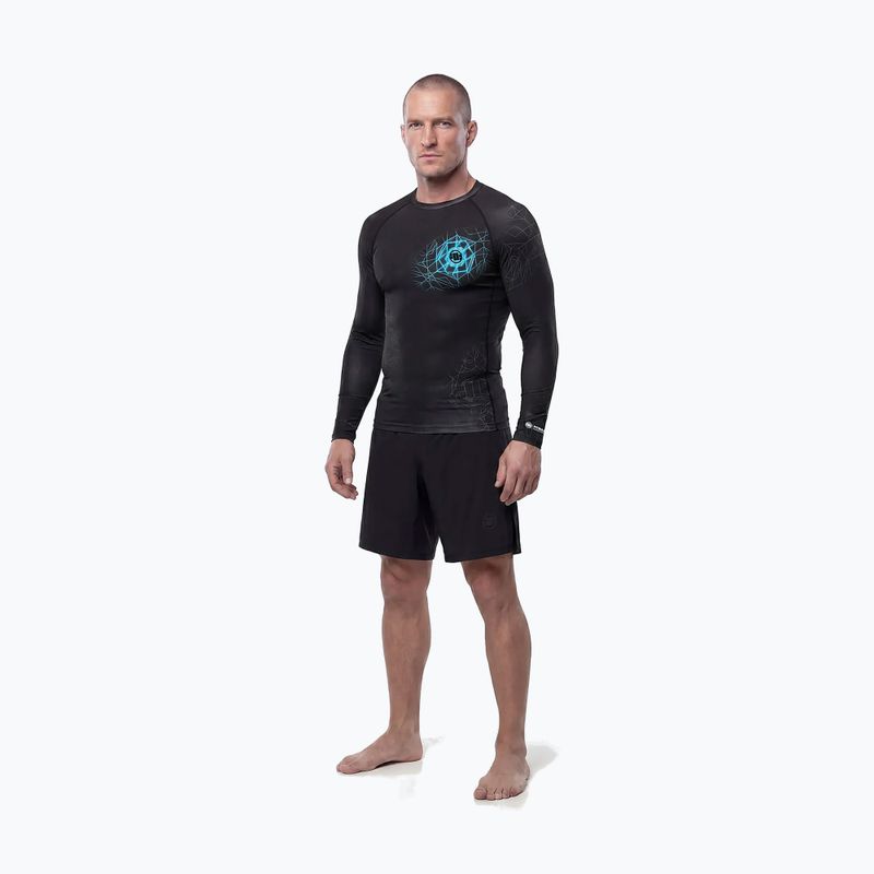Rashguard Langarmshirt für Herren Pitbull Ray Rashguard sky blue 2