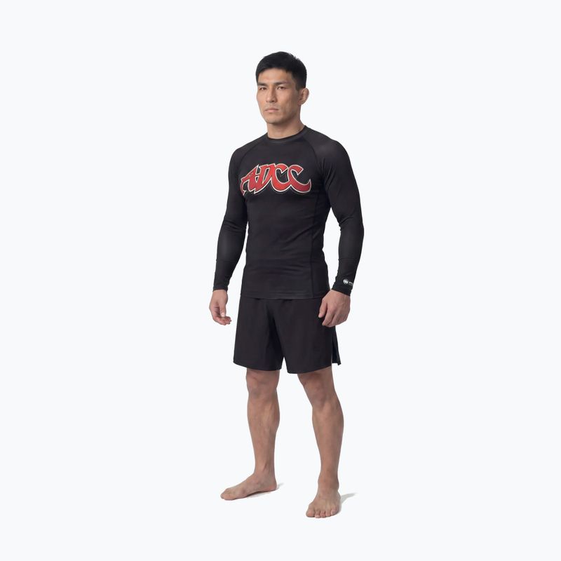 Rashguard Langarmshirt für Herren Pitbull ADCC Rashguard black 2