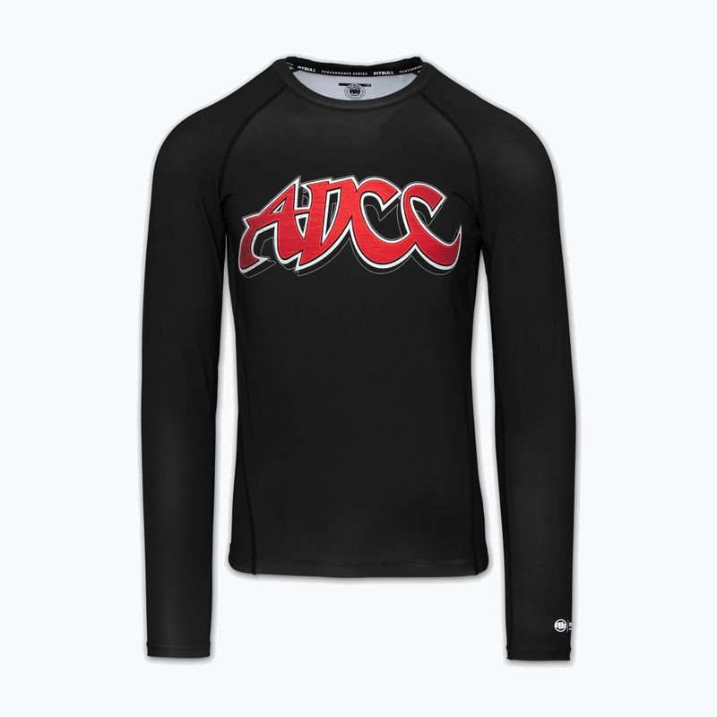 Rashguard Langarmshirt für Herren Pitbull ADCC Rashguard black 3