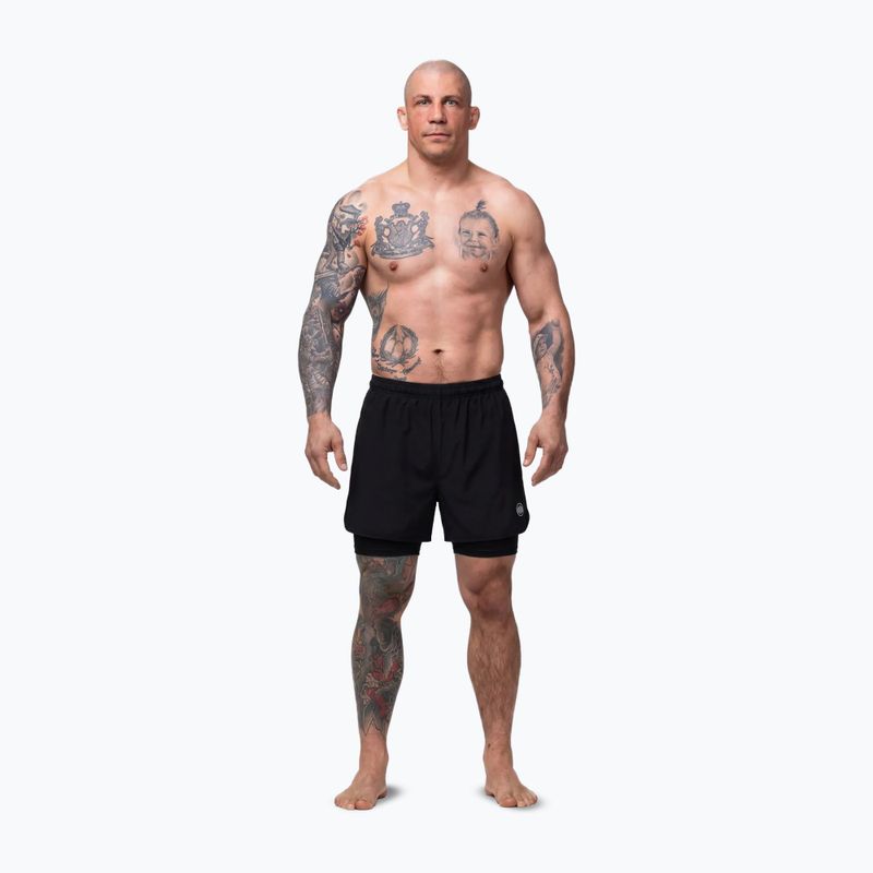 Herren-Shorts Pitbull Sport Mesh black 2
