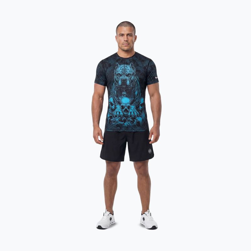 Herren-Shirt Pitbull Mesh Guardian Angel black 2