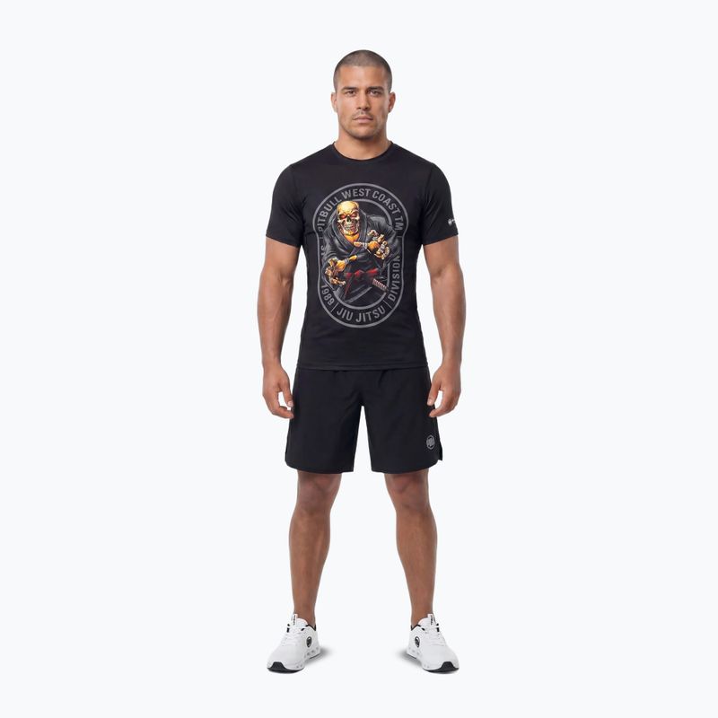 Herren-Shirt Pitbull Mesh Jiu Jitsu black 2