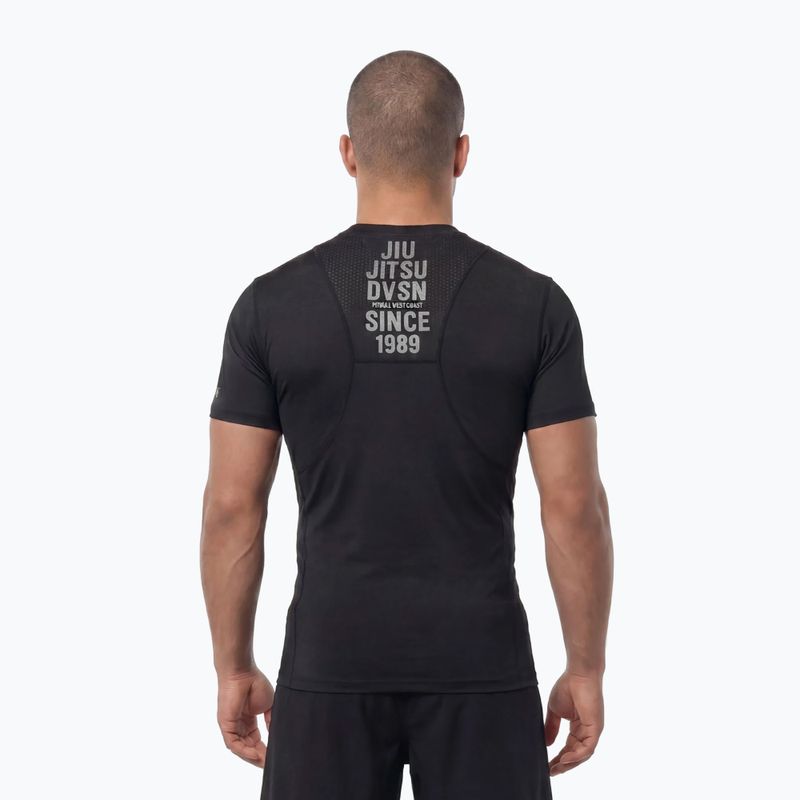 Herren-Shirt Pitbull Mesh Jiu Jitsu black 3