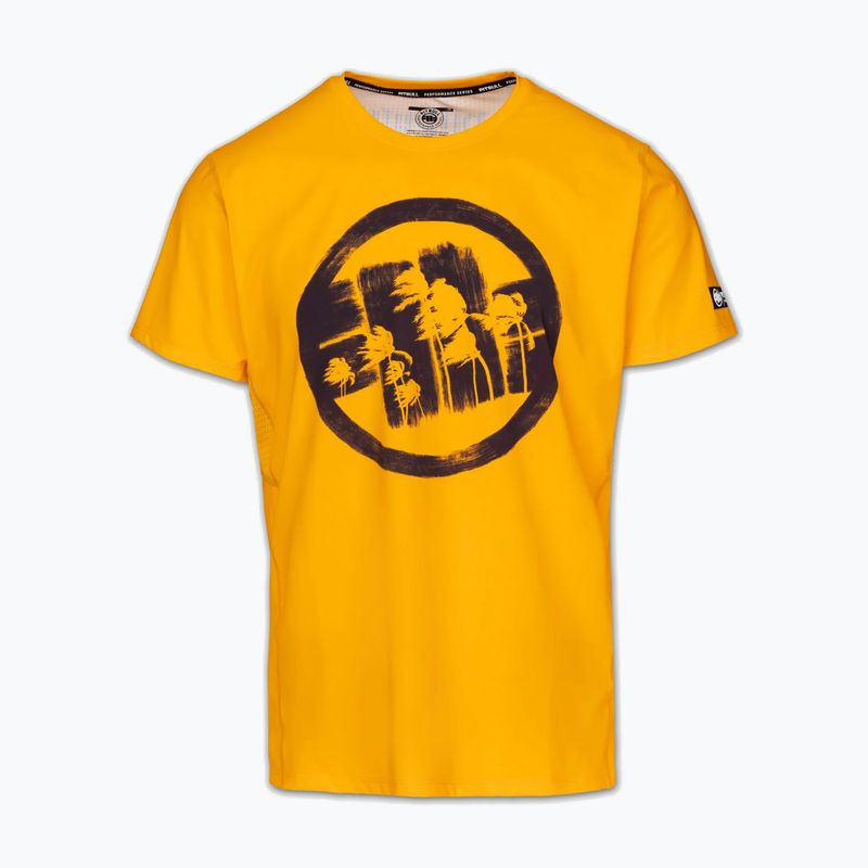 Herren-Shirt Pitbull Palms mesh yellow logo 4