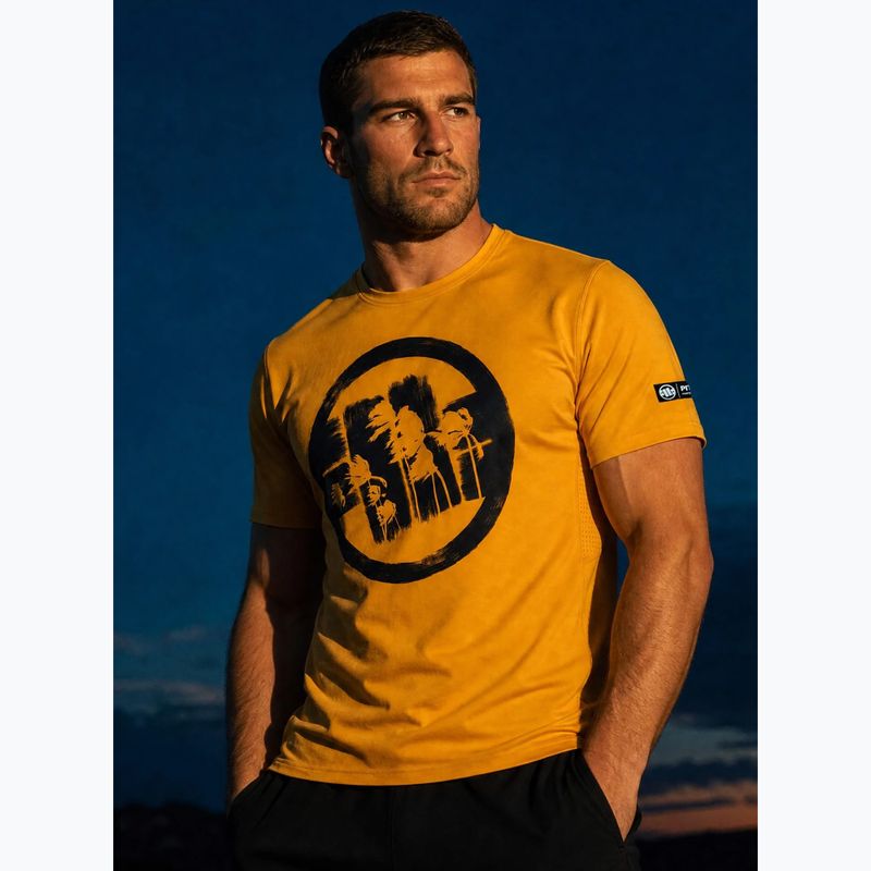 Herren-Shirt Pitbull Palms mesh yellow logo 11