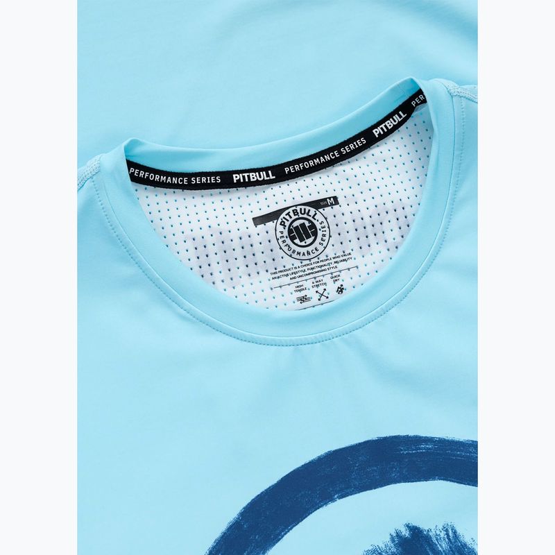 Herren-Shirt Pitbull Palms mesh light blue logo 5