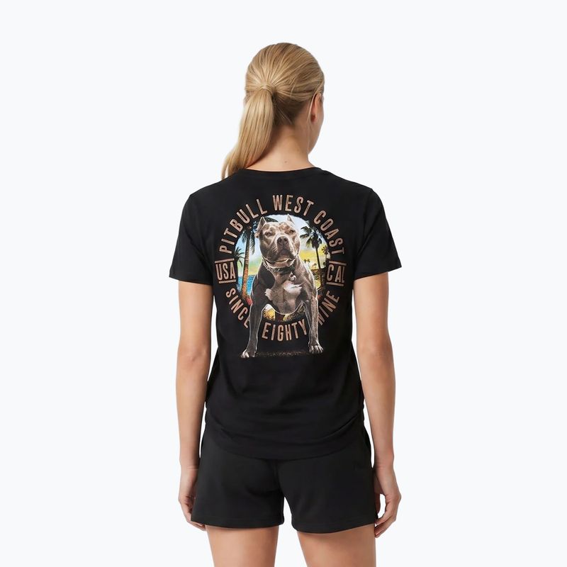 Damen-T-Shirt Pitbull Beach Girl black 3