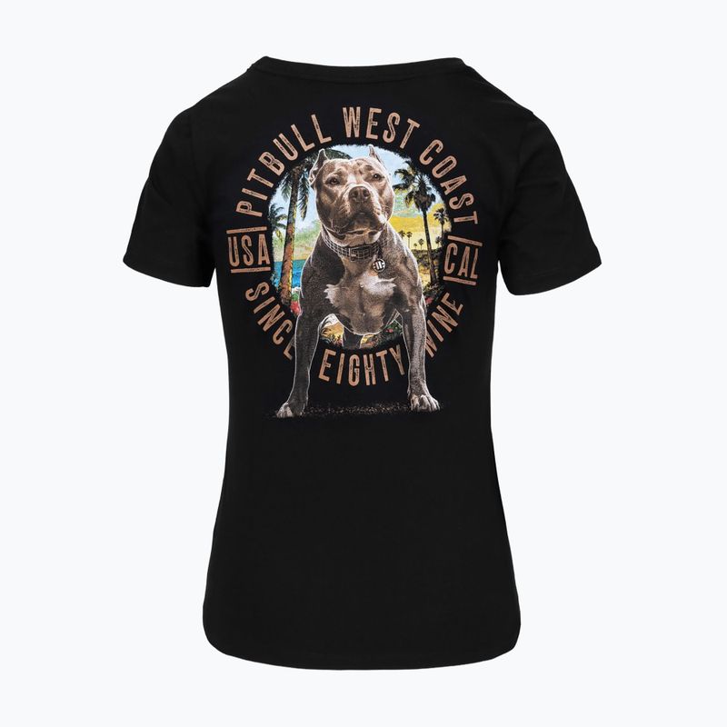Damen-T-Shirt Pitbull Beach Girl black 5