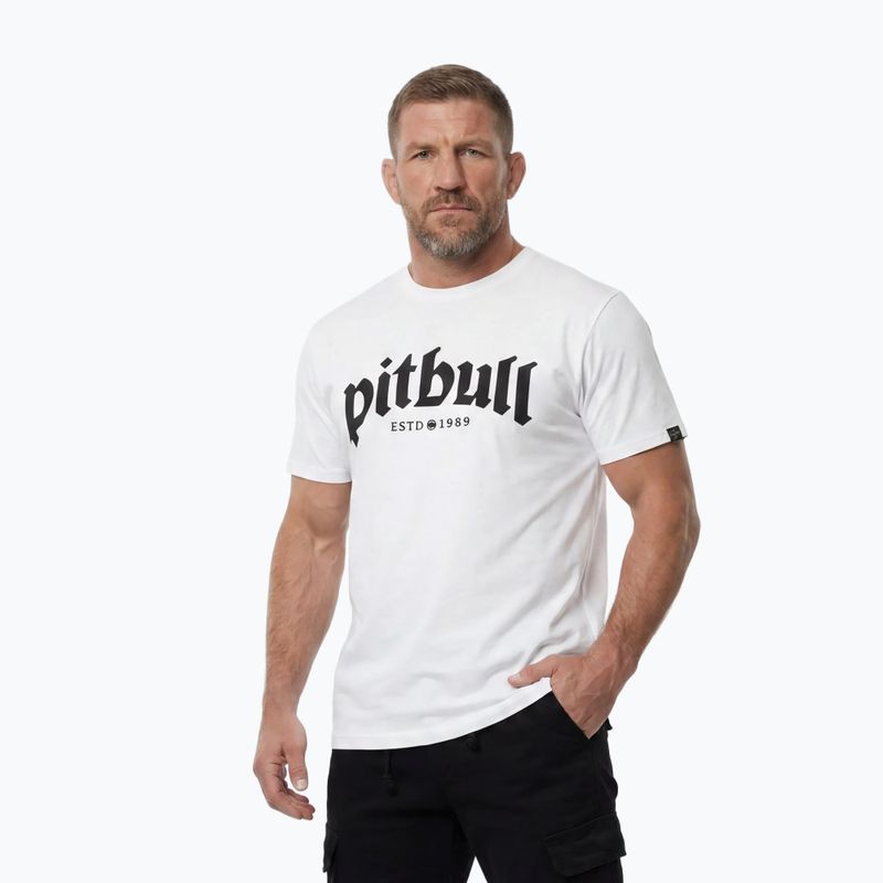 Herren-Shirt Pitbull O'Side Skull white