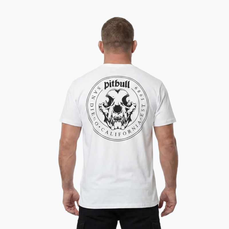 Herren-Shirt Pitbull O'Side Skull white 4
