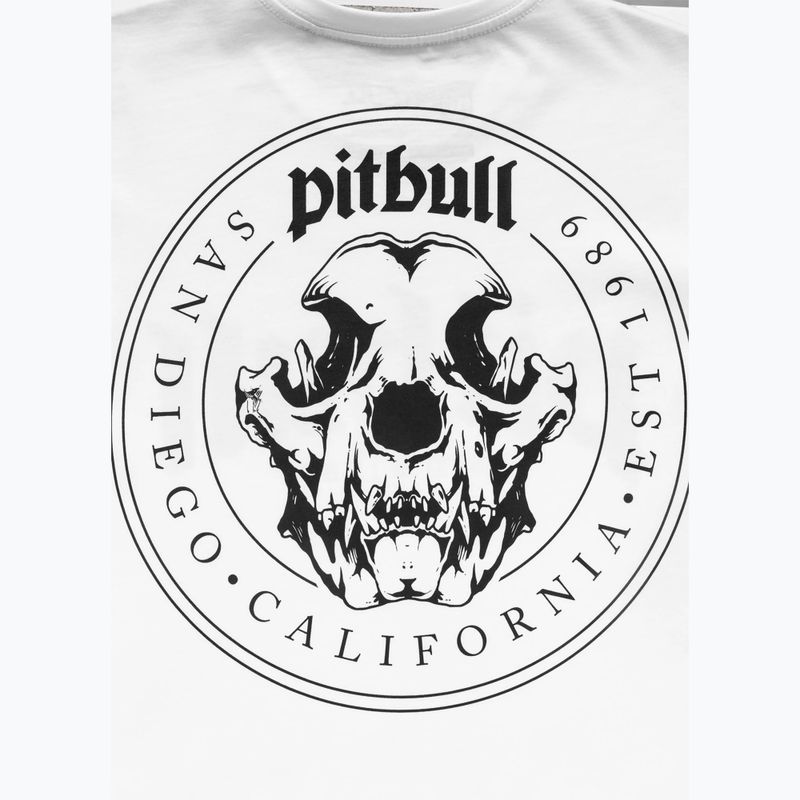Herren-Shirt Pitbull O'Side Skull white 9