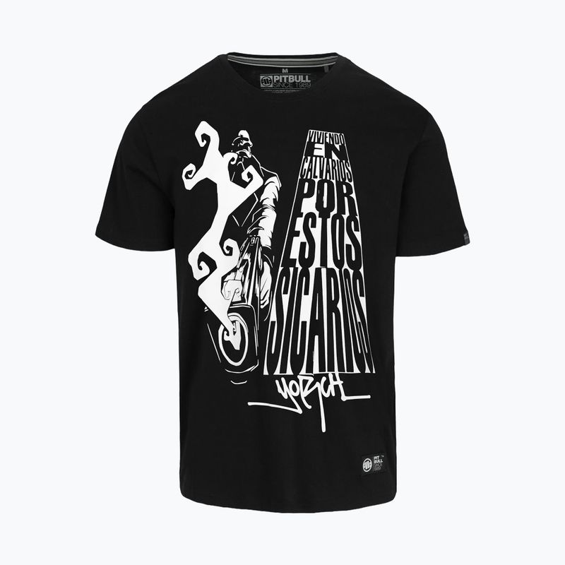 Herren-Shirt Pitbull Esqueleto black 3
