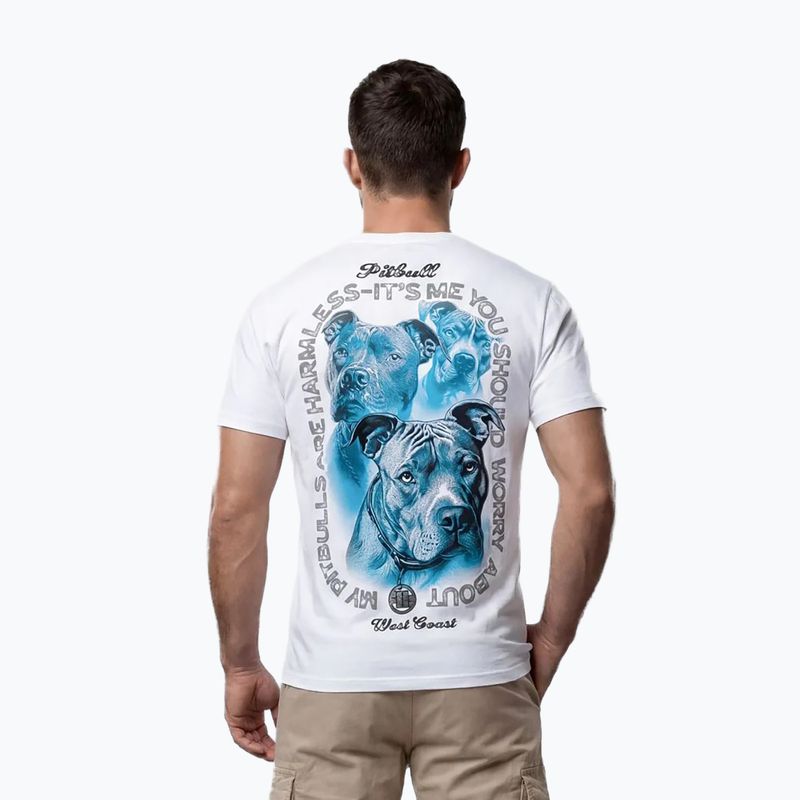 Herren-Shirt Pitbull Protector white 3