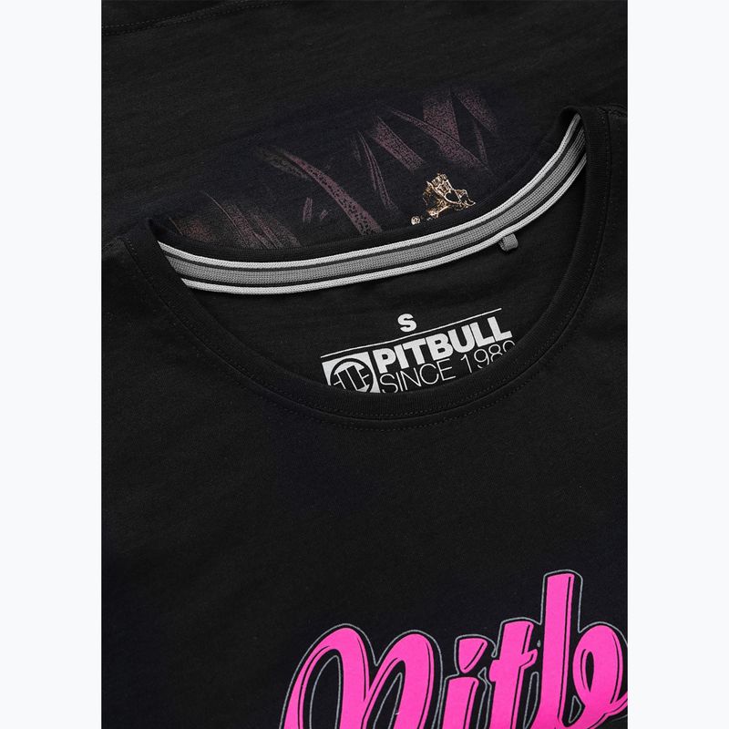 Damen-T-Shirt Pitbull Santa Muerte black/pink 7