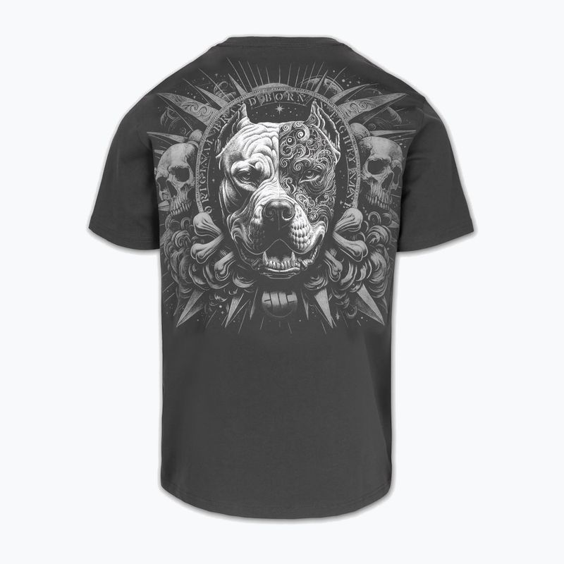 Herren-Shirt Pitbull World graphite 2