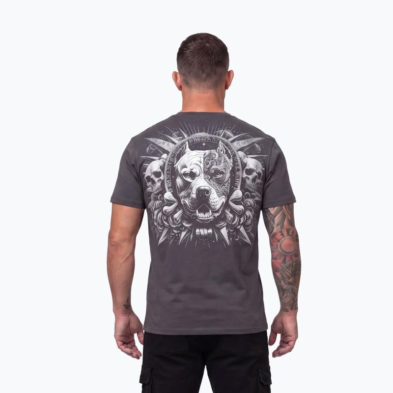 Herren-Shirt Pitbull World graphite 10