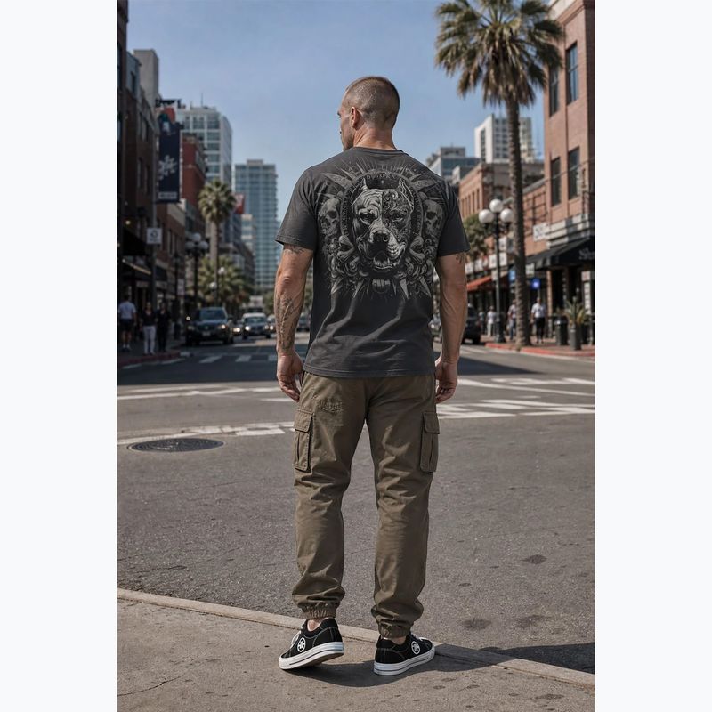 Herren-Shirt Pitbull World graphite 11
