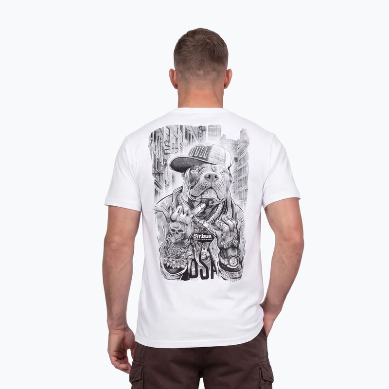 Herren-Shirt Pitbull Avenue white 3