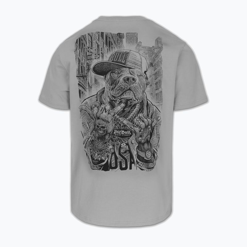 Herren-Shirt Pitbull Avenue grey 2