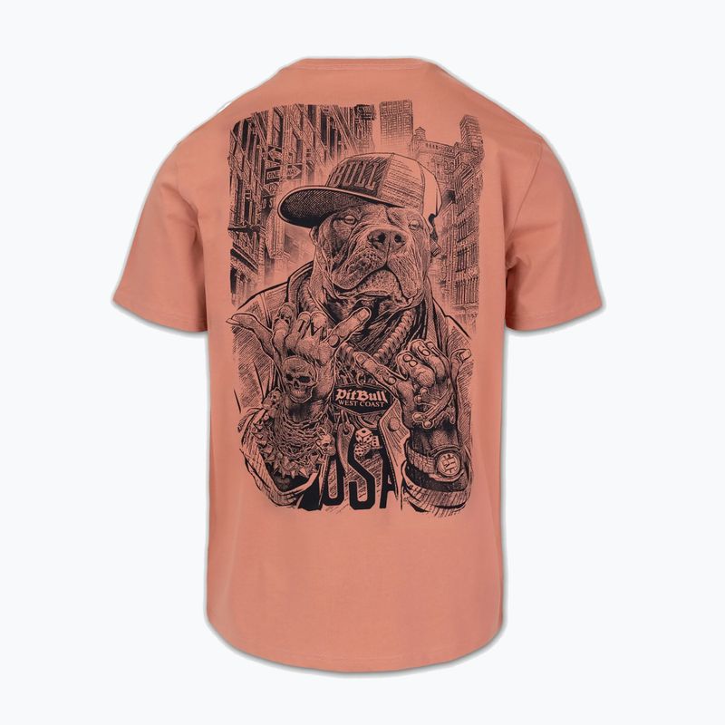 Herren-Shirt Pitbull Avenue pale salmon 2