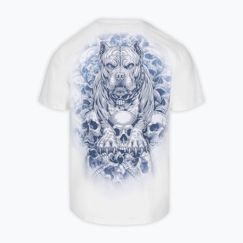 Herren-Shirt Pitbull Guardian Angel white 2