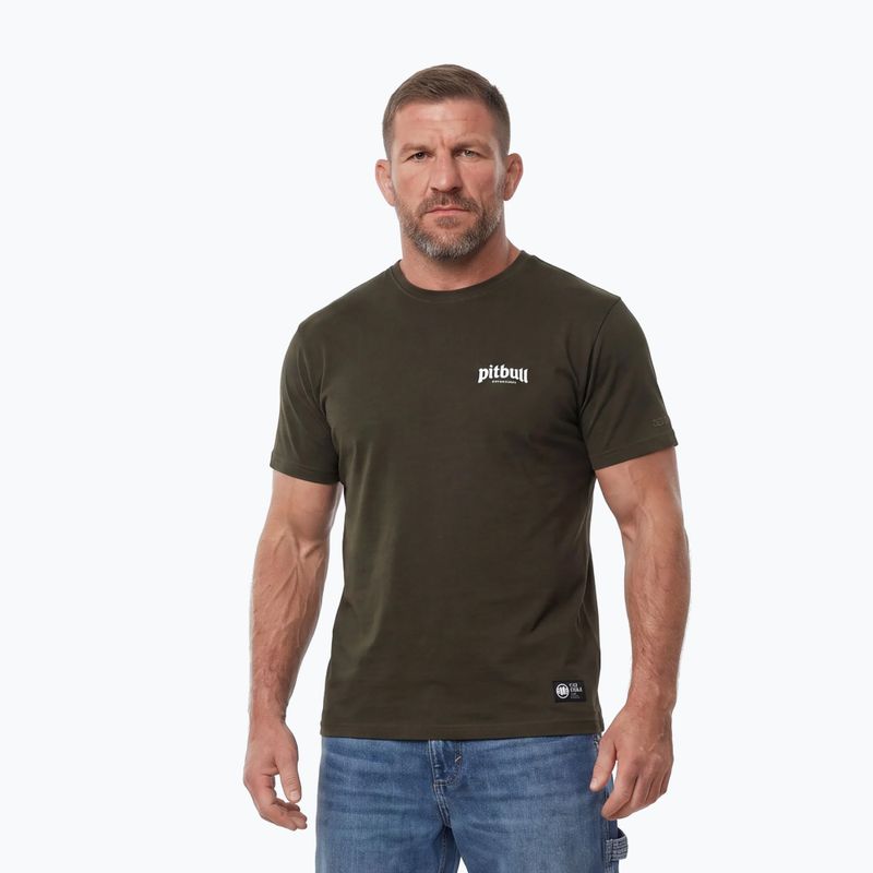 Herren-Shirt Pitbull O'Side Small dark green