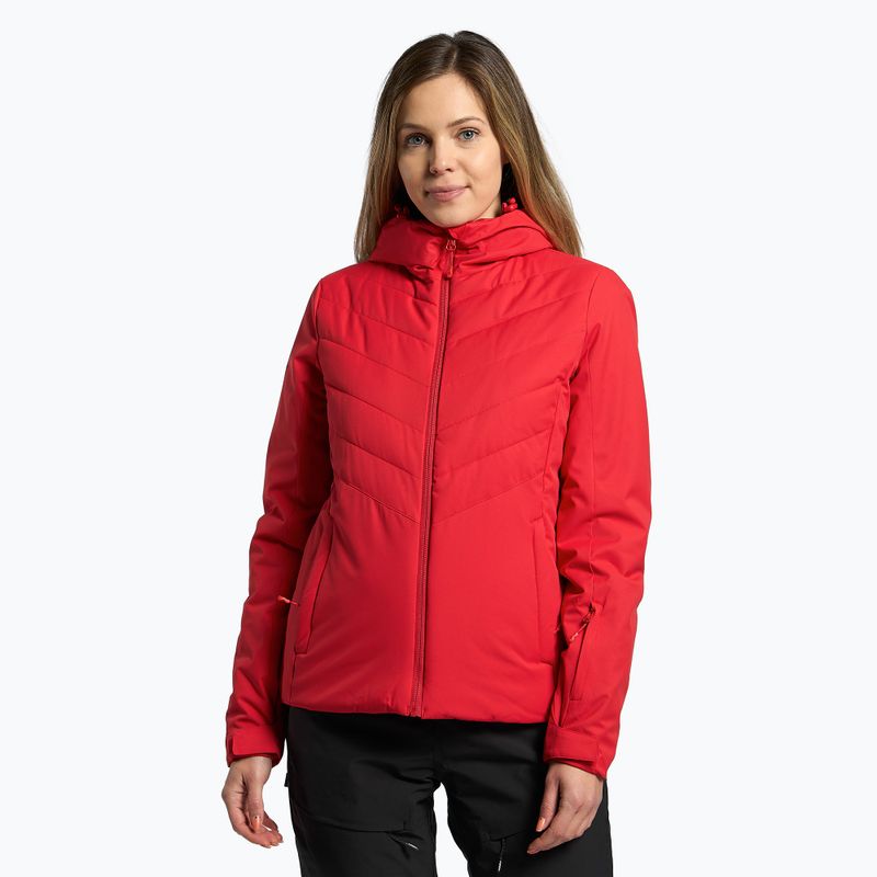 Damen Skijacke 4F rot H4Z21-KUDN003