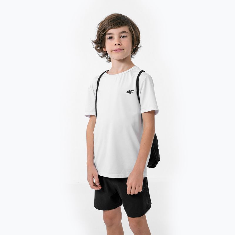 Kinder-Trainingsset 4F HJZ22-JSETRM001 schwarz-weiß 2
