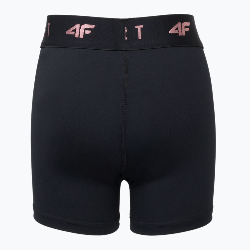 Kinder-Trainingsshorts 4F HJZ22-JSPDF001 schwarz 2