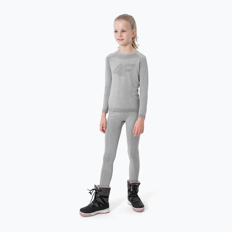 Thermowäsche für Kinder 4F grau HJZ22-JBIDB001
