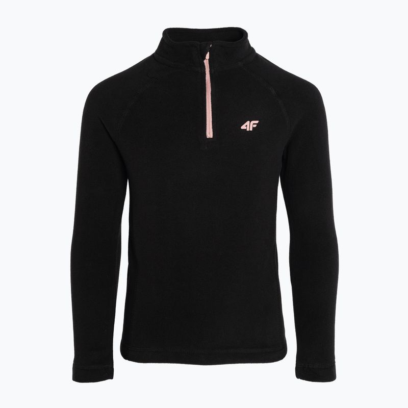 Kinder-Ski-Sweatshirt 4F JBIDP001 Fleece schwarz HJZ22-JBIDP001 3