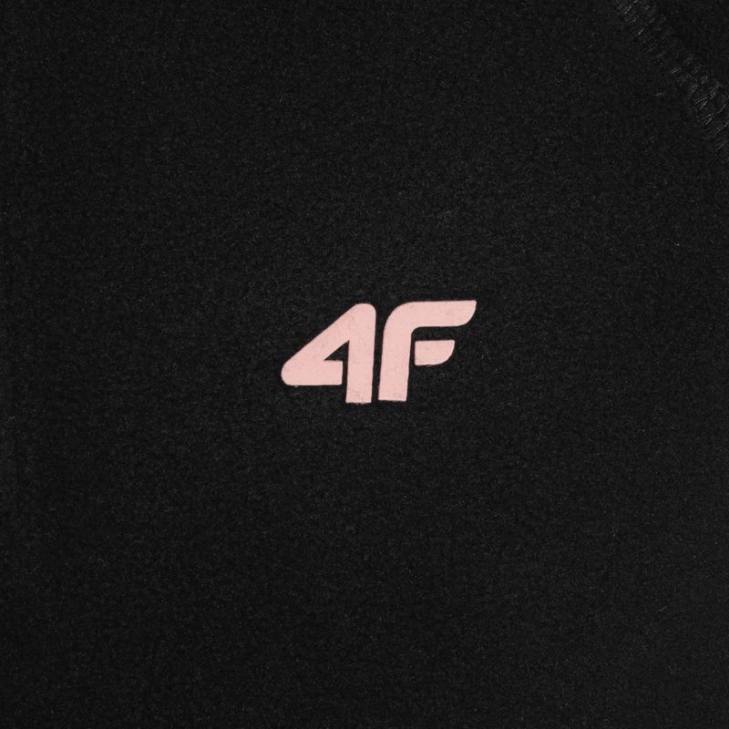 Kinder-Ski-Sweatshirt 4F JBIDP001 Fleece schwarz HJZ22-JBIDP001 5