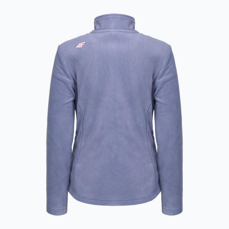 Kinder-Ski-Sweatshirt 4F JPLD001 Fleece lila HJZ22-JPLD001 2