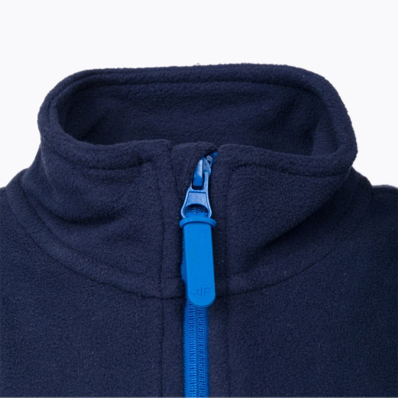Kinder-Ski-Sweatshirt 4F JPLM001 Fleece navy blau HJZ22-JPLM001 6
