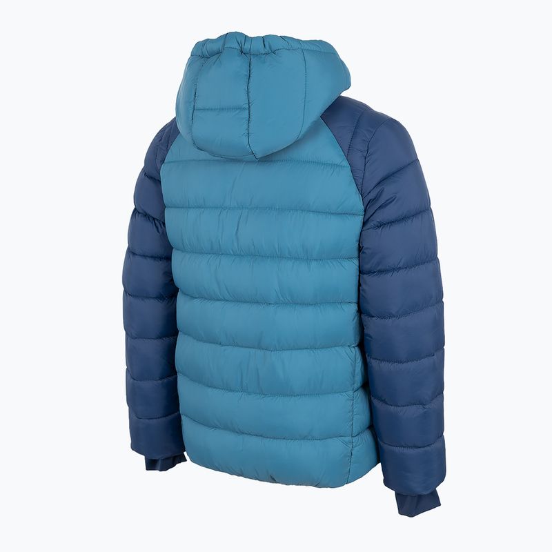 Kinder 4F Daunenjacke navy blau HJZ22-JKUMP003 4