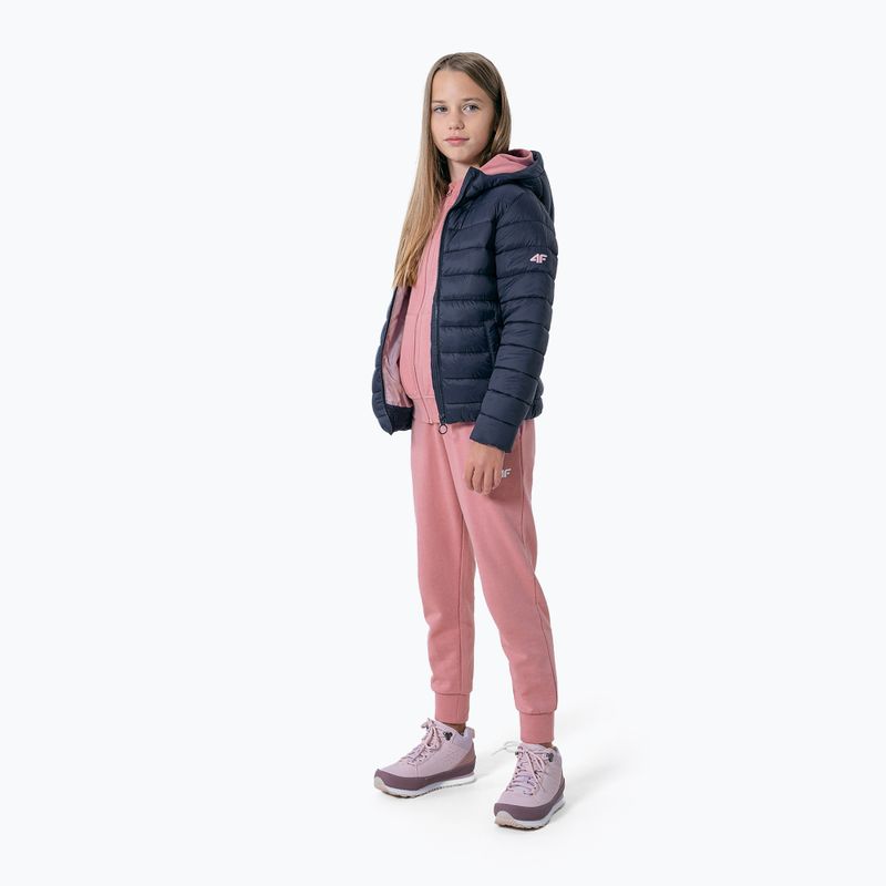Kinder 4F Daunenjacke navy blau HJZ22-JKUDP001 2