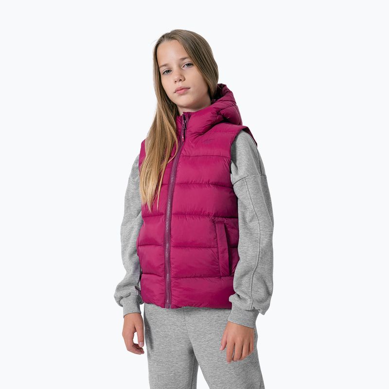 Kinderweste 4F rosa HJZ22-JKUDP002