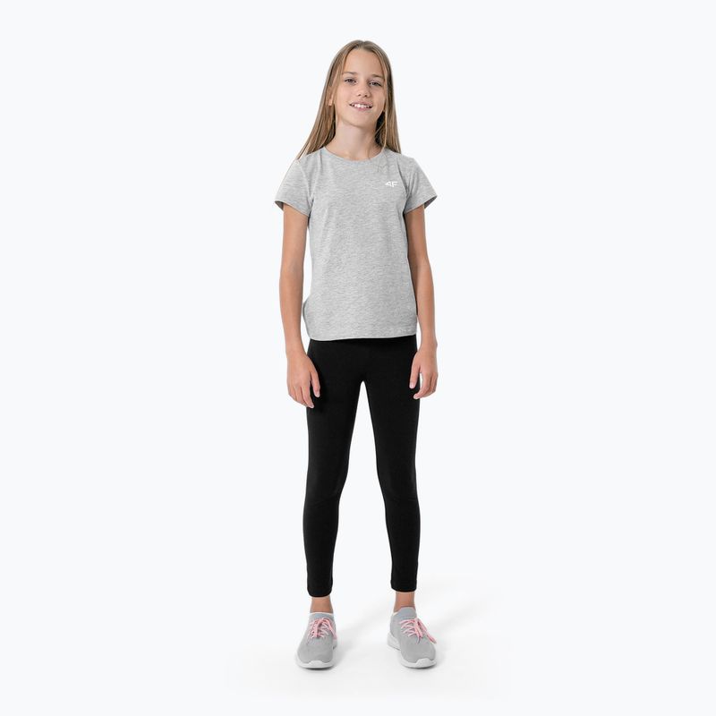 Kinder-T-Shirt 4F HJZ22-JTSD001 grau 2