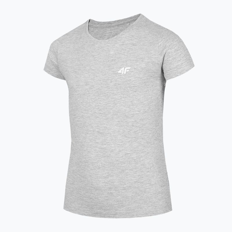 Kinder-T-Shirt 4F HJZ22-JTSD001 grau 3